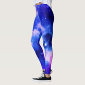 Vibrierendes Nebel-Entdeckungsmuster Leggings (Links)