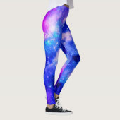 Vibrierendes Nebel-Entdeckungsmuster Leggings (Rechts)