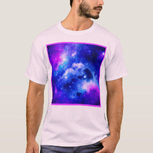 Vibrierendes Nebel-Entdeckungsmuster T-Shirt