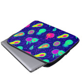 Vibrierendes Neon Fruits Design Laptopschutzhülle (Vorne Knopf)