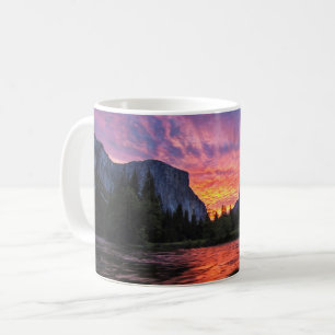 Vibrierendes Tal des Himmel-  Yosemite Kaffeetasse