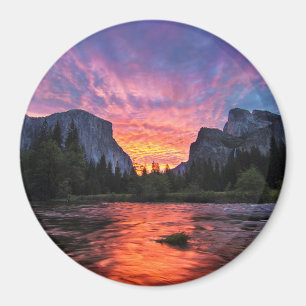 Vibrierendes Tal des Himmel-  Yosemite Magnet