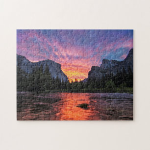 Vibrierendes Tal des Himmel-  Yosemite Puzzle