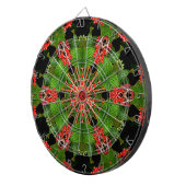 Viburnum Berries Kaleidoskop Dartscheibe (Vorderseite rechts)