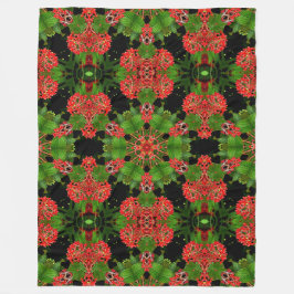 Viburnum Berries Kaleidoskop Fleecedecke