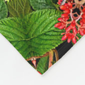 Viburnum Berries Kaleidoskop Fleecedecke (Ecke)