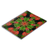 Viburnum Berries Kaleidoskop Notizblock (Linke Seite)