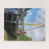 Vic32 Puffer Boat in Crinan Canal Basin, Schottlan Puzzle (Horizontal)