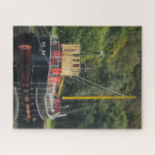 Vic32 Puffer Boat in Crinan Canal Basin, Schottlan Puzzle (Horizontal)