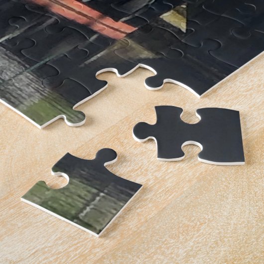 Vic32 Puffer Boat in Crinan Canal Basin, Schottlan Puzzle (Seite)