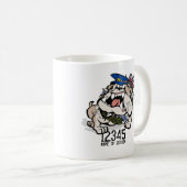 VIC-Polizei-verärgerte Hundekaffee-Tasse Kaffeetasse (VorderseiteRechts)