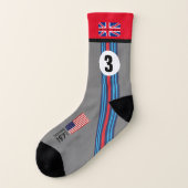 VIC-RACING-SOCKS 1971 SOCKEN (Links - Außen)