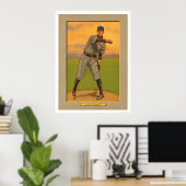 Vic Willis Pirates Kardinals Baseball 1911 Poster (Heimbüro)