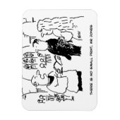 Vicar & Bridegroom bei der Hochzeitsheirat-Zeremon Magnet (Vertikal)