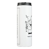 Vicar sagt, dass es keinen kleinen Cartoon für Dru Thermosbecher (Rückseite)