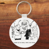 Vicar sagt, es gibt keine kleine Printwerbung. Fun Schlüsselanhänger (Vorderseite)