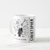 Vicar sagt, es gibt keinen kleinen Print-Cartoon Kaffeetasse (Vorderseite Links)