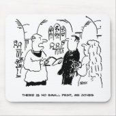 Vicar sagt, es gibt keinen kleinen Print-Cartoon Mousepad (Vorne)