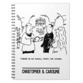 Vicar sagt, es gibt keinen kleinen Print-Cartoon Notizblock (Vorderseite)