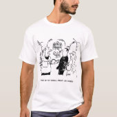 Vicar sagt, es gibt keinen kleinen Print-Cartoon T-Shirt (Vorderseite)