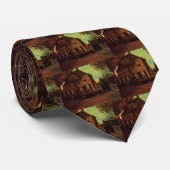 Vicarage in Nuenen von Vincent van Gogh Krawatte (Gerollt)