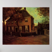 Vicarage in Nuenen von Vincent van Gogh Poster (Vorne)