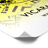 Vicarage Road Poster - Zuhause des Watford FC, Eng (Ecke)