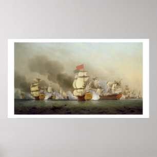 Vice Admiral Sir George Anson's (1697-1762) Victor Poster