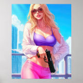 Vice Baby – Miami Heat with a Killer Smile Poster (Vorne)