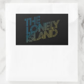 Vice Beach Rechteckiger Aufkleber (Tasche)