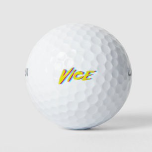 VICE Neon Retro Graphic Golfball