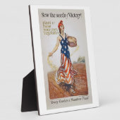 Viceggarden Liberty Sow Samen Weltkrieg Propaganda Fotoplatte (Seite)