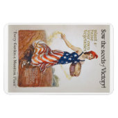 Viceggarden Liberty Sow Samen Weltkrieg Propaganda Magnet (Horizontal)