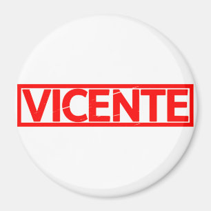 Vicente Briefmarke Magnet