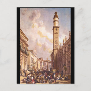 Vicenza', James Duffield Harding_Gravings Postkarte