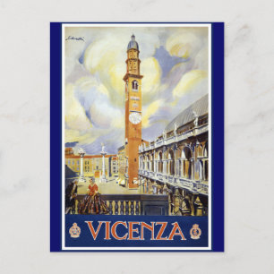 VICENZA Uhrturm Italien Postkarte