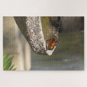 Viceroy Butterfly am Springbrunnen Puzzle (Horizontal)