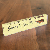 Viceroy Butterfly Schöne Naturfotografie Namensplakette (Seite)