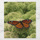 Viceroy Butterfly Schöne Naturfotografie Weinetikett (Einzelnes Label)