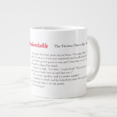 Viceroy's Riesenkaffee oder Tee-Tasse Jumbo-Tasse (Vorderseite Rechts)