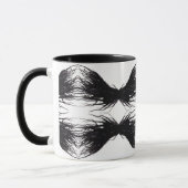 Vices Abstract Black Wings Alcohol Ink Art Tasse (Links)