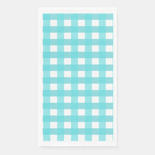 Vichy Bleu Serviette (Vorderseite)