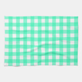 Vichy Bleu Turquoise Geschirrtuch (Horizontal)