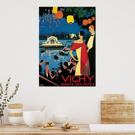 Vichy Comite Des Fetes Poster (Küche)