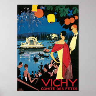 Vichy Comite Des Fetes Poster