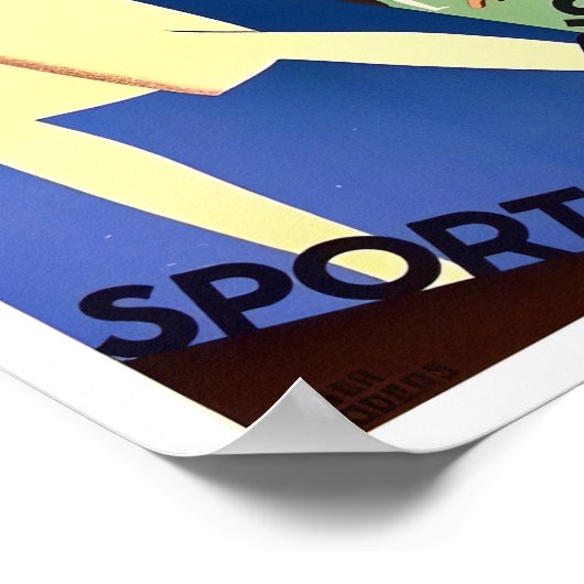 Vichy France Vintage Poster (Ecke)