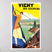 Vichy France Vintage Poster (Vorne)