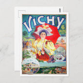 Vichy France Vintage Postkarte (Vorne/Hinten)
