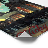 Vichy, Frankreich - Billets A Prix Reduits Poster (Ecke)