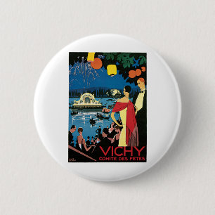 Vichy Frankreich Comite DES feiert KunstNightlight Button